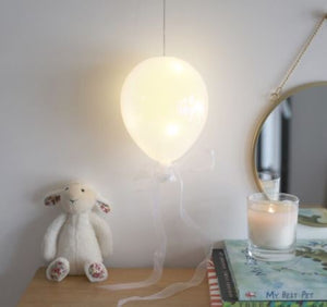 Large Hanging Pearlescent Balloon LED Light