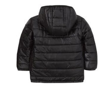 Load image into Gallery viewer, Black Quilted  Jacket with Sherpa Fleece lined hood
