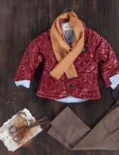 Load image into Gallery viewer, Five Piece Quilted Jacket, Trousers, Shirt, Belt and Scarf Set
