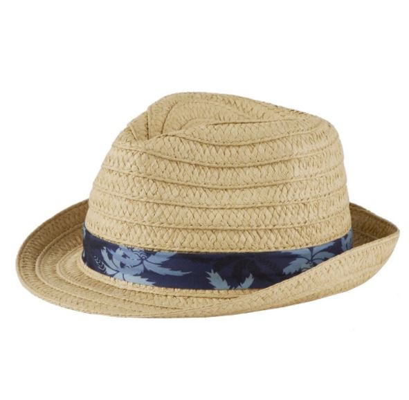 Boys Straw Trilby Hat (Age 2-6)