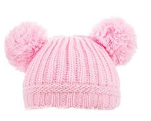 Load image into Gallery viewer, Soft Double Pom Pom Hats (12-24 Month)
