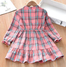 Load image into Gallery viewer, Pink Plaid Shirt Dress
