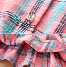 Load image into Gallery viewer, Pink Plaid Shirt Dress
