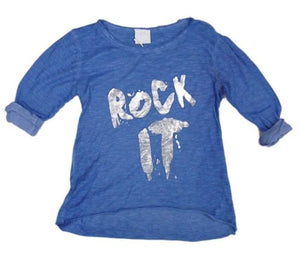 Blue Rock It Long Sleeved Top