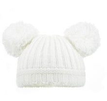 Load image into Gallery viewer, Soft Double Pom Pom Hats (12-24 Month)
