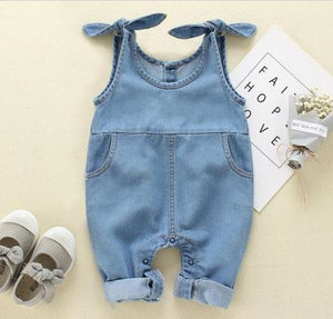 Bow Dungarees Bundle - Age 9-12 Months