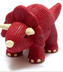 Natural Rubber Triceratops Teether